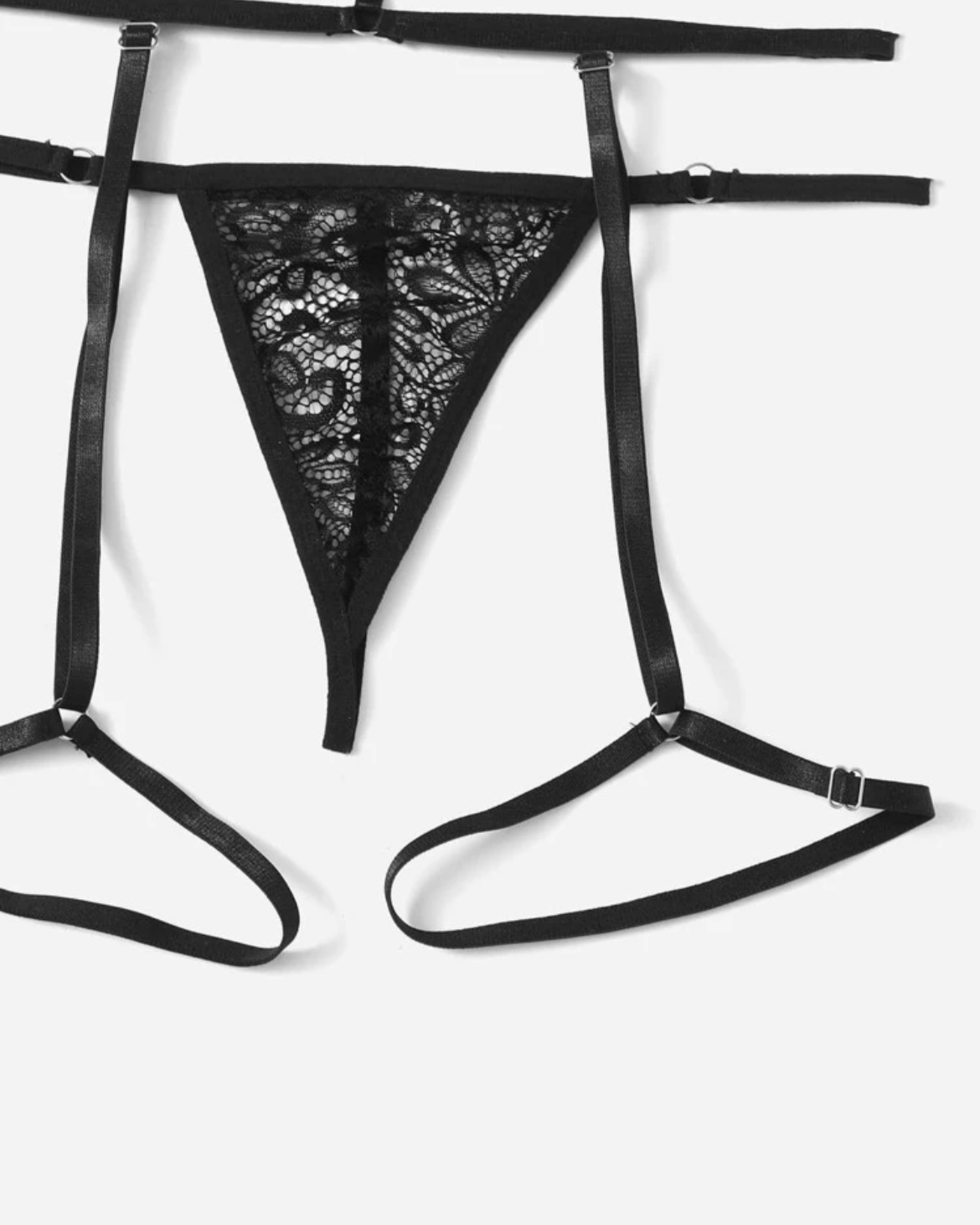 Set de encaje con gargantilla