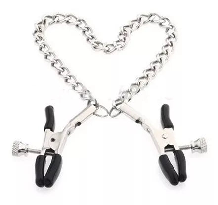 Pinzas con cadena para pezones