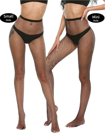 Medias de malla simple