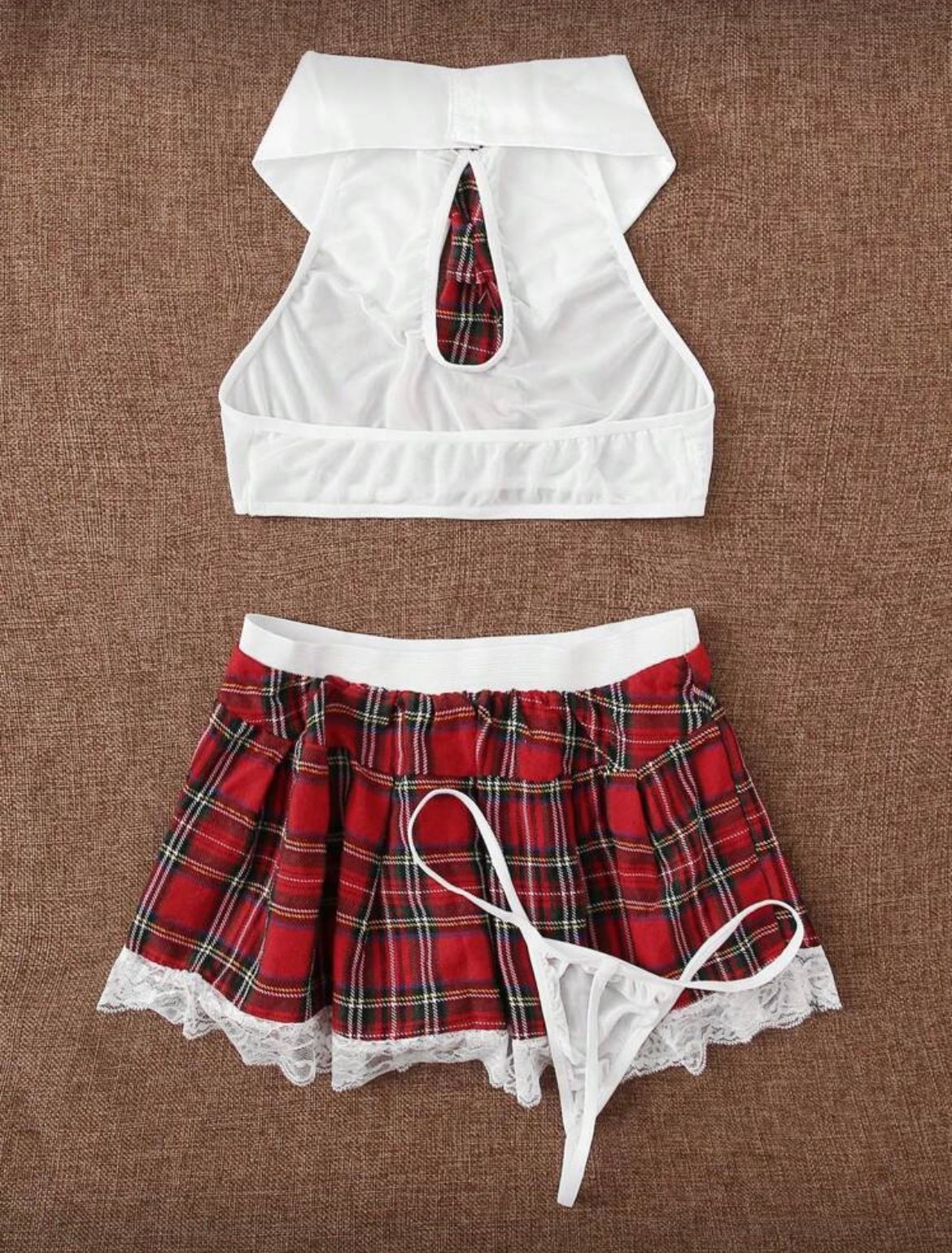 Colegiala blusa blanca