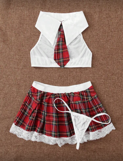 Colegiala blusa blanca