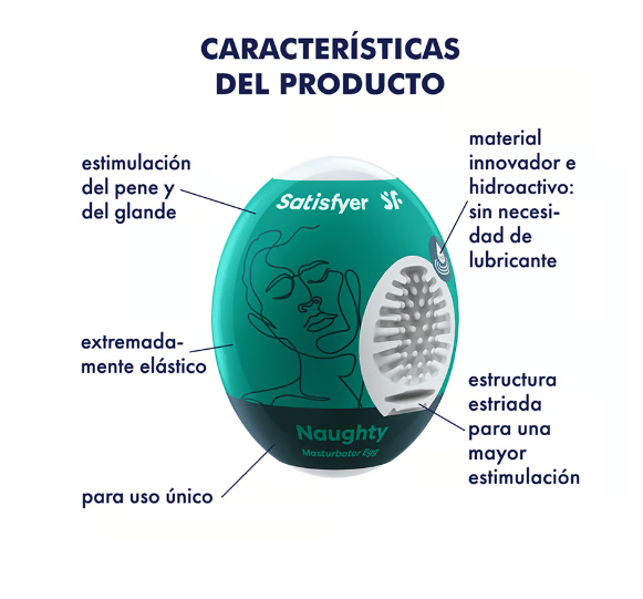 Huevo Masturbator Satisfyer - Naughty