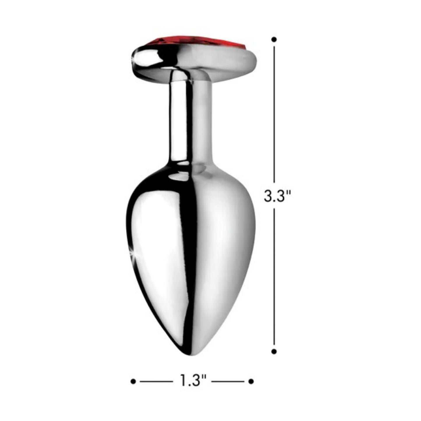 Heart Red Tapón anal