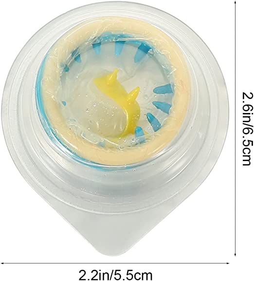 Condón con protuberancias