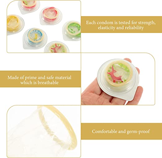 Condón con protuberancias