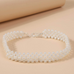 Collar con perla artificial