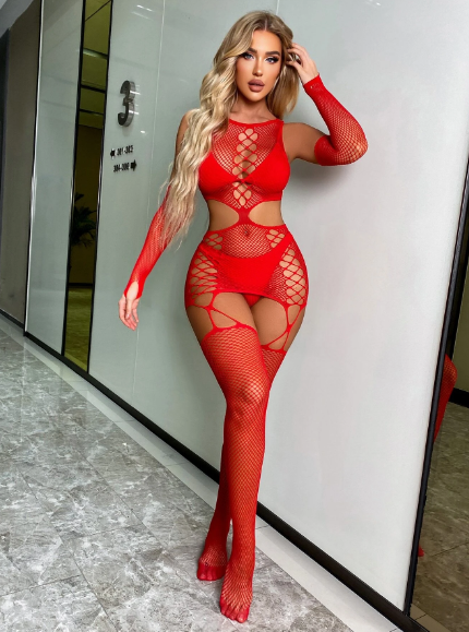 Malla cuerpo completo con guantes