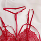 Set de lencería encaje con gargantilla